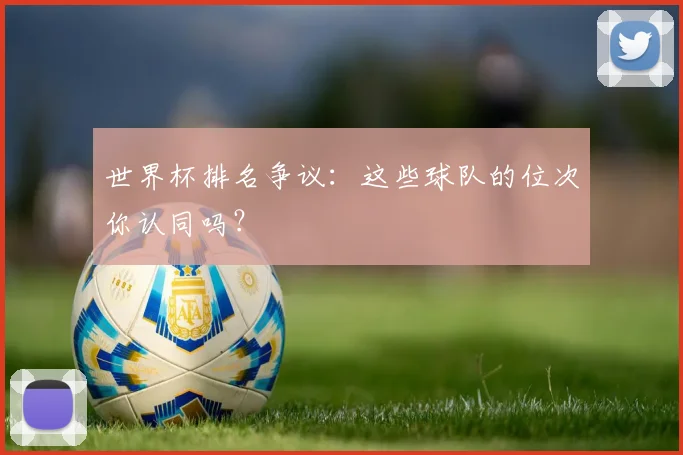 世界杯排名争议：这些球队的位次你认同吗？